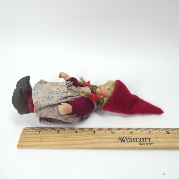 Birgitte Frigast Doll Porcelain Pixie Blonde Girl 6" Tall Danish - Picture 10 of 10